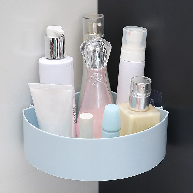 Bathroom Shelf Organizer Adhesive Storage Basket