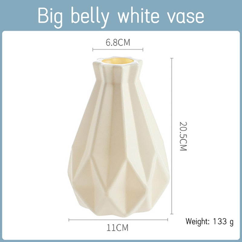 Modern Plastic Vase Decoration