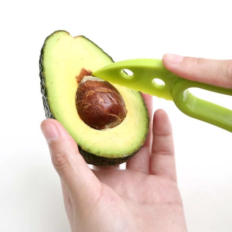 3 In 1 Avocado Slicer, Corer & fruit Peeler and Cutter
