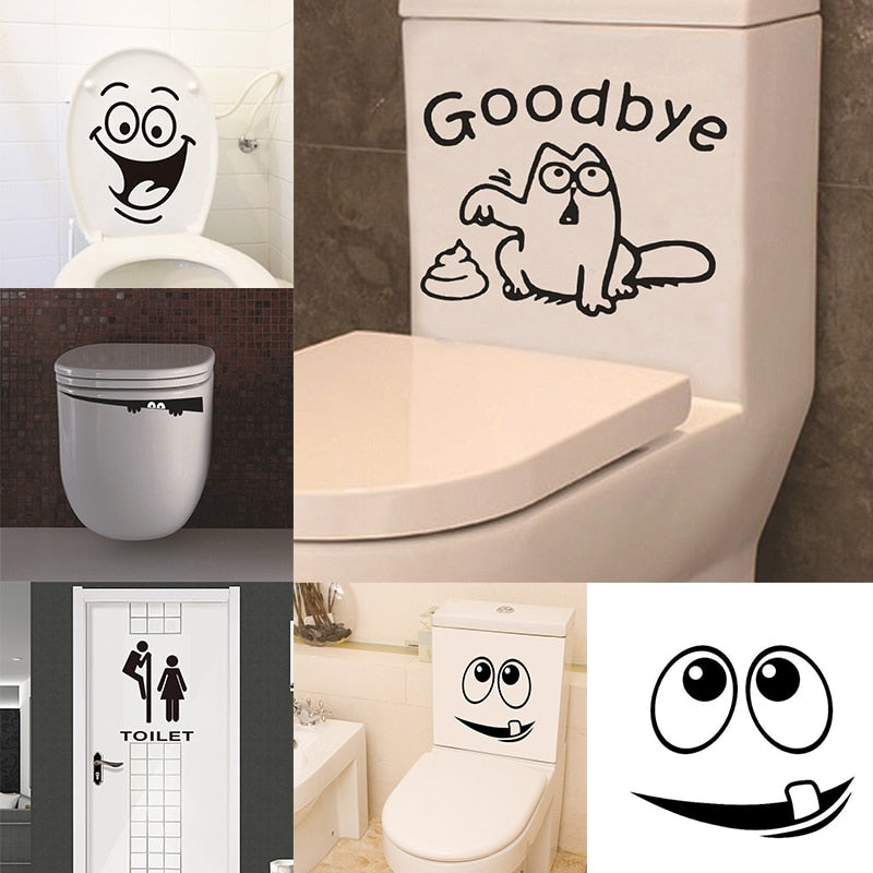 Novelty Bathroom Decoration Stickers