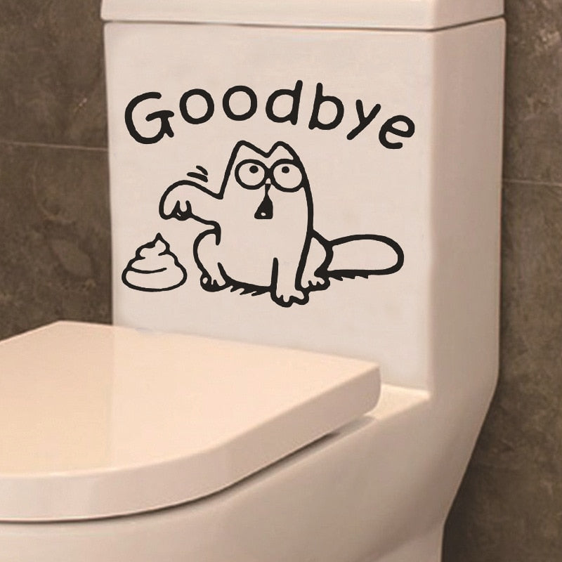 Novelty Bathroom Decoration Stickers