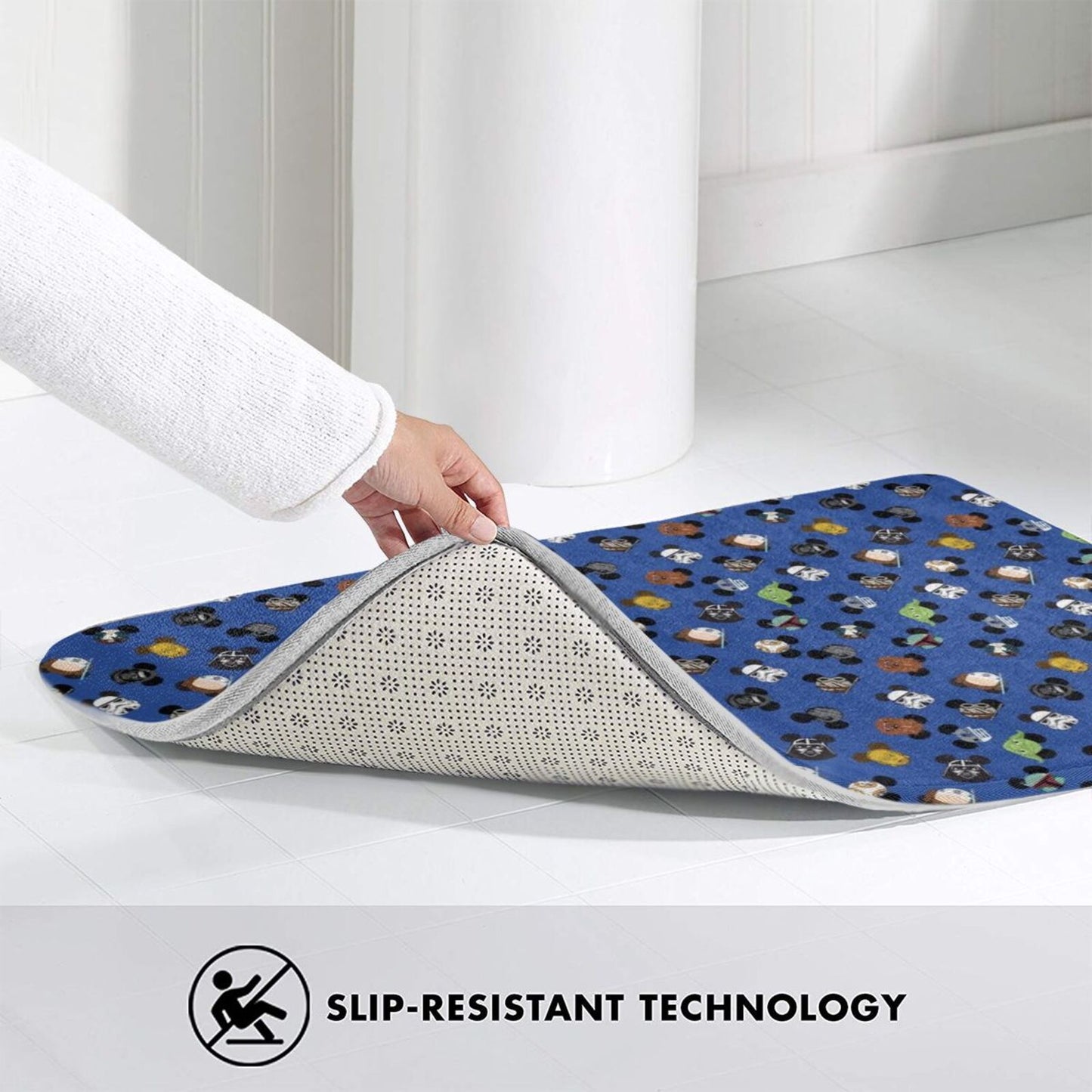 Space Mouse Ears Inspired Mat Rug Carpet Anti-Slip Bedroom