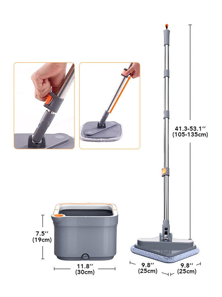 Spin Mop with Modern Bucket