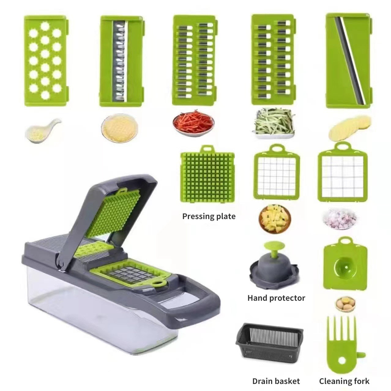 Multifunctional Vegetable & Fruit Cutter and Grater