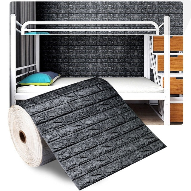 Faux Brick Self Adhesive Wall Stickers