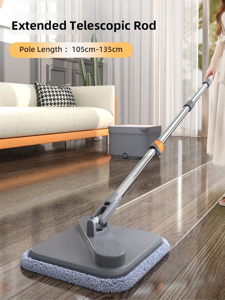 Spin Mop with Modern Bucket