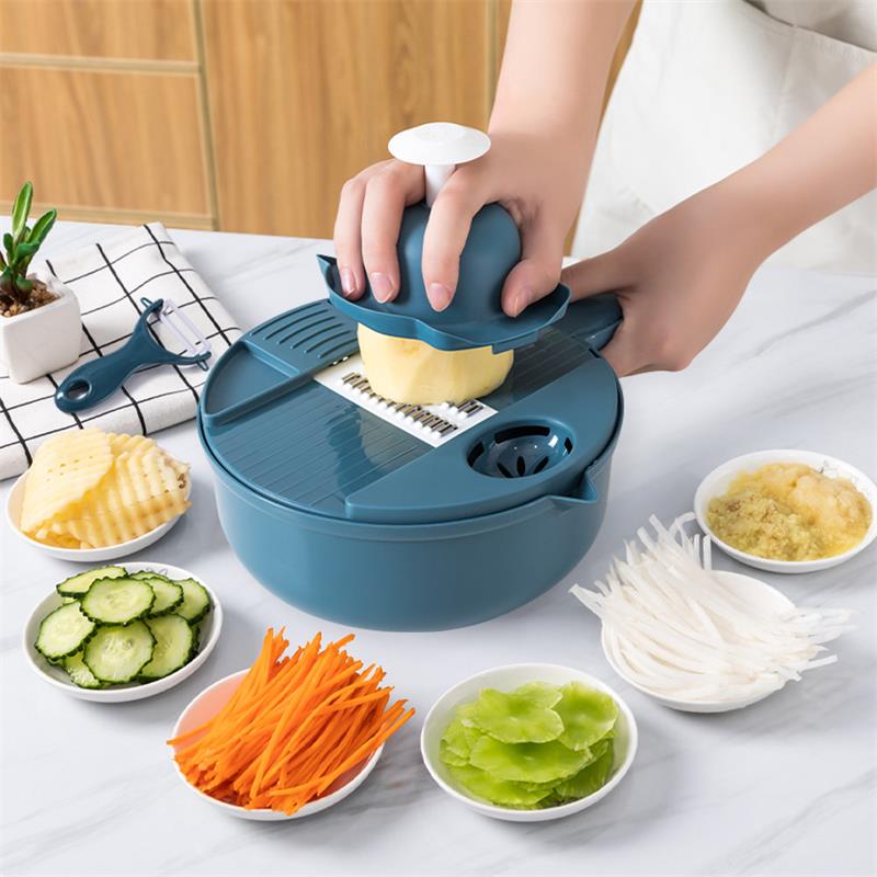 All in 1 Space Saving Chopper and Grater