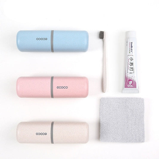 Portable Toothbrush and Toothpaste Tavel Case