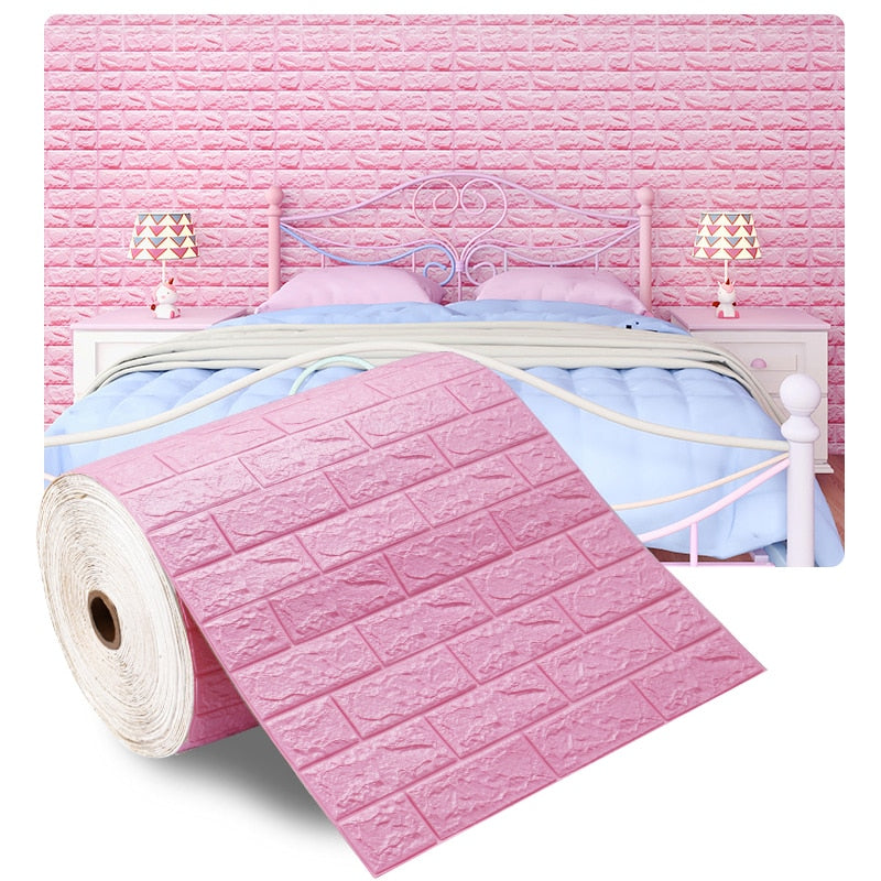 Faux Brick Self Adhesive Wall Stickers