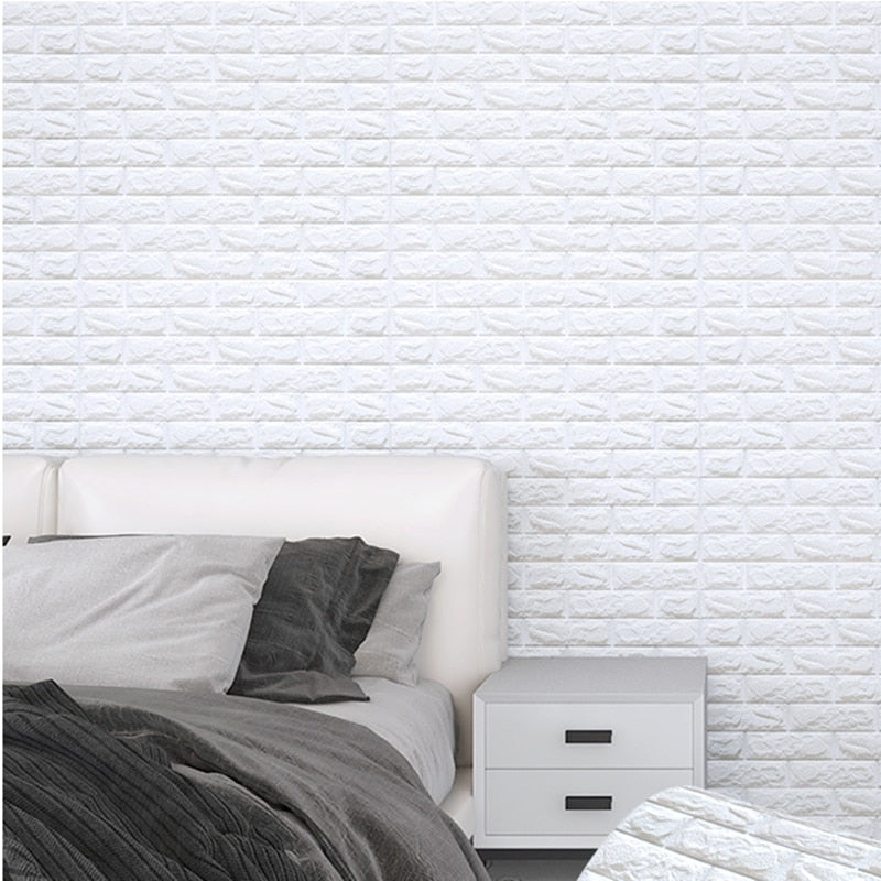 Faux Brick Self Adhesive Wall Stickers