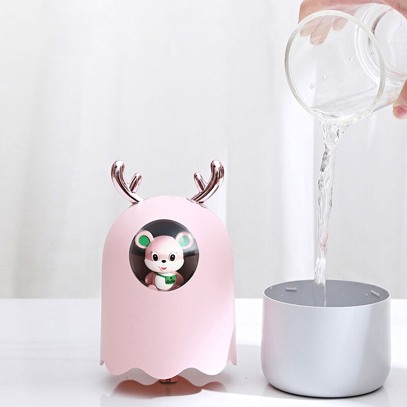 Cute Silent Humidifier with USB Charging