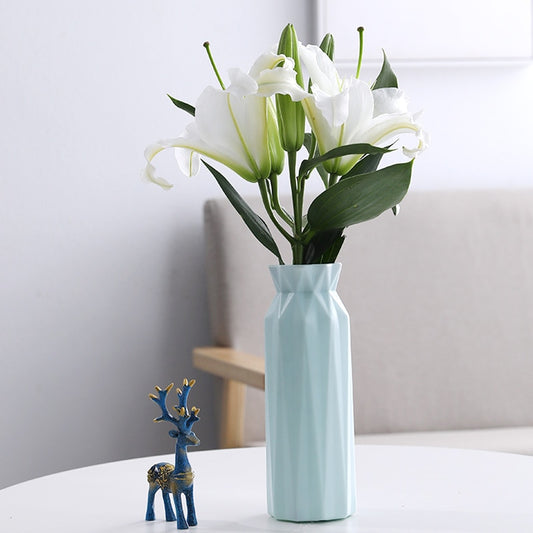 Sleek Plastic Flower Vase