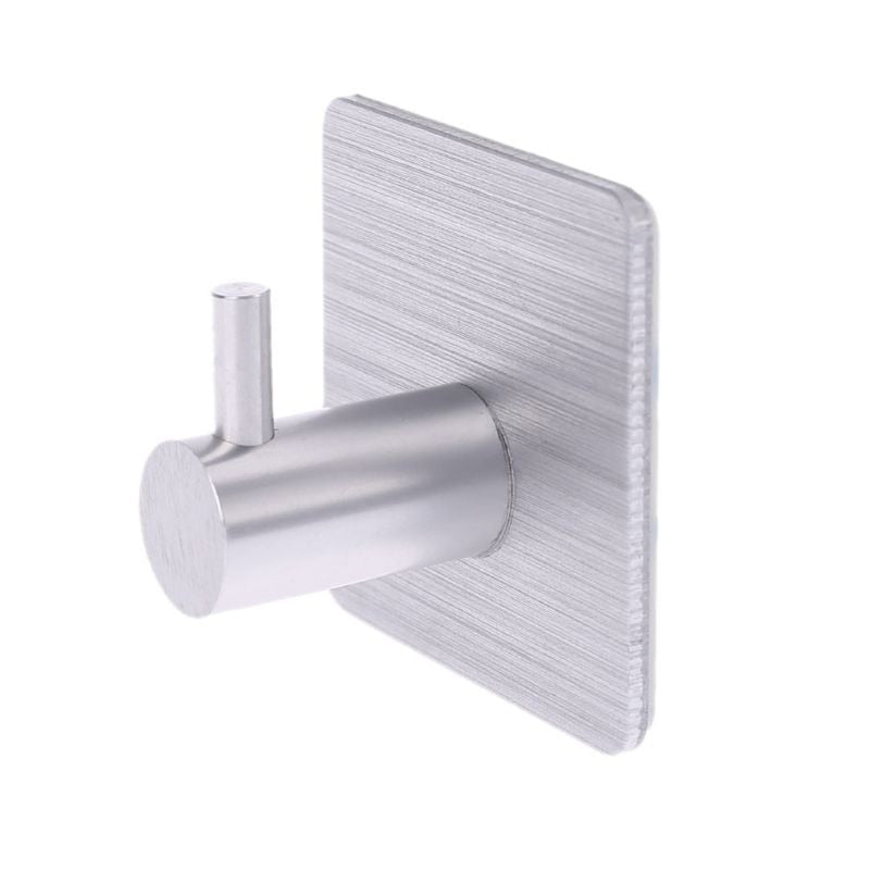 Stainless Steel Self Adhesive Wall Coat Rack Key Holder