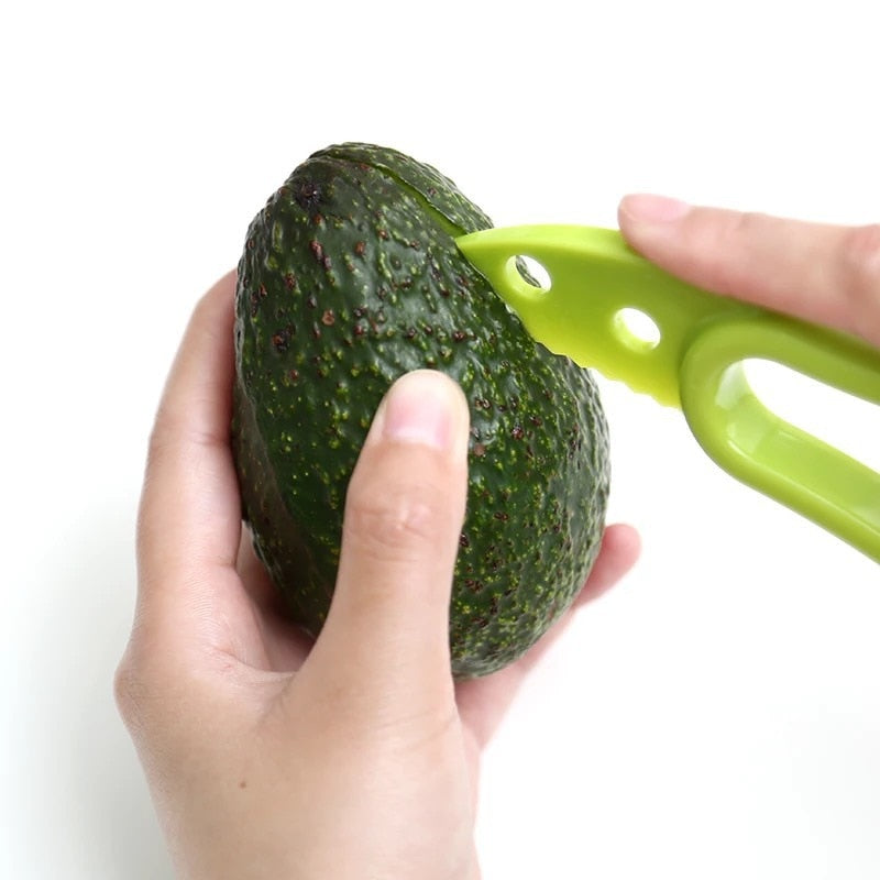 3 In 1 Avocado Slicer, Corer & fruit Peeler and Cutter