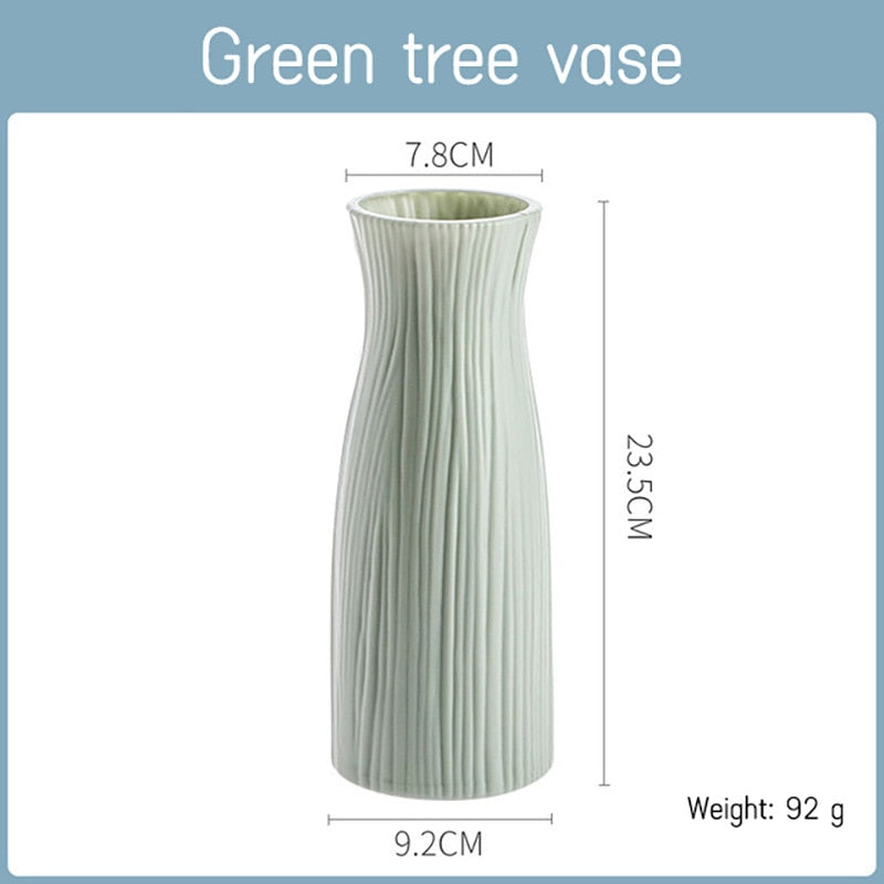 Modern Plastic Vase Decoration
