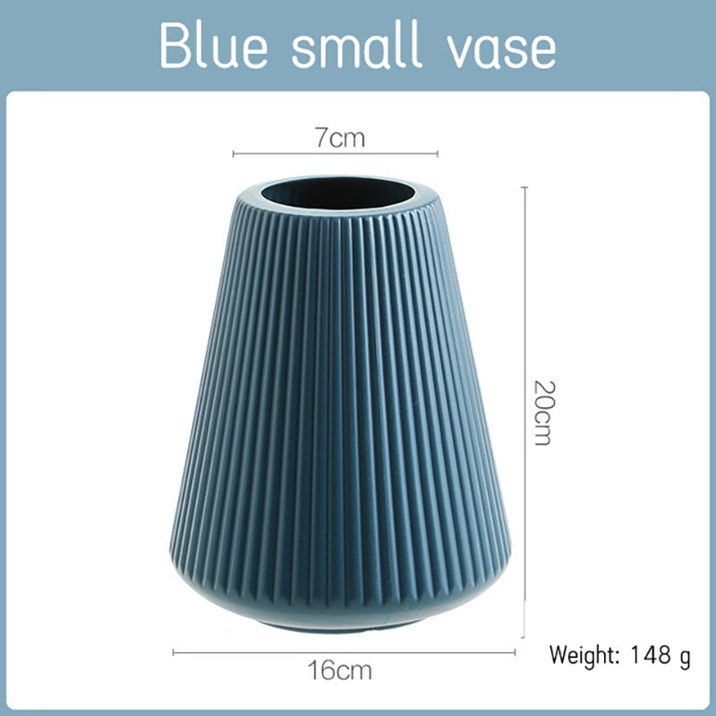 Modern Plastic Vase Decoration