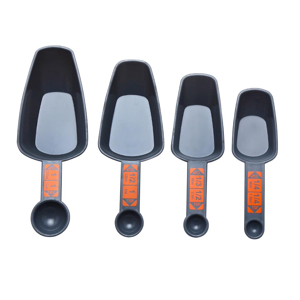 4 Measuring Spoons with Scale
