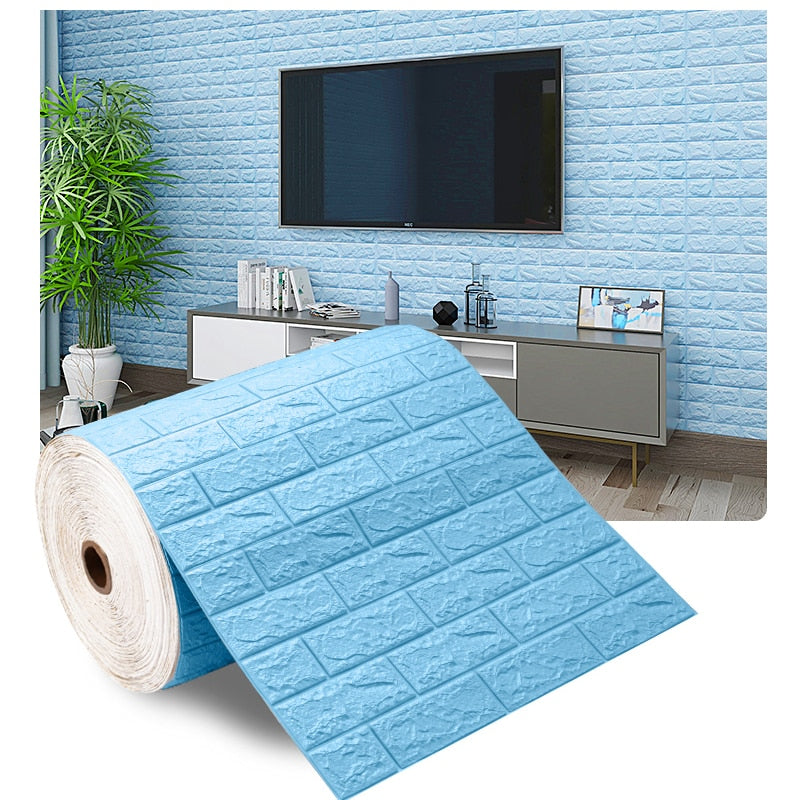 Faux Brick Self Adhesive Wall Stickers