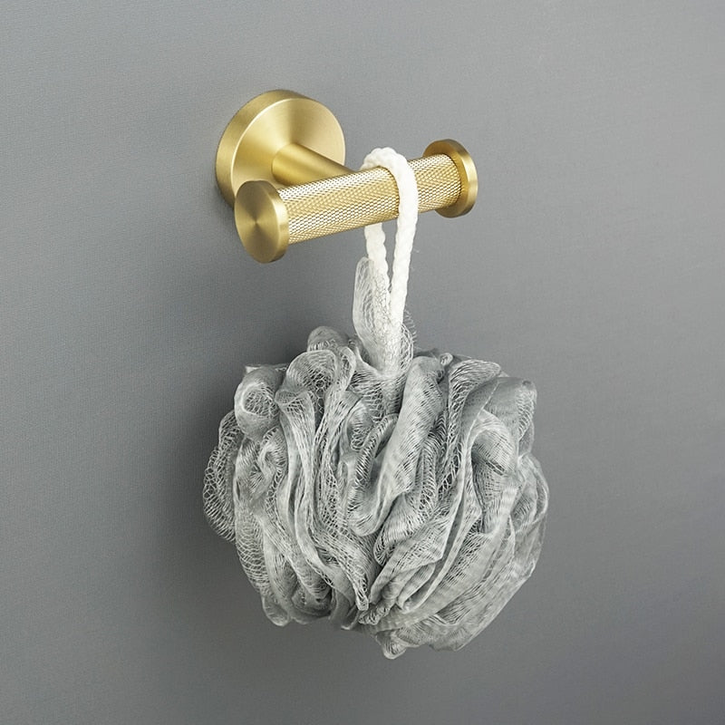 Brushed Gold Stainless Steel Bathroom Accessories