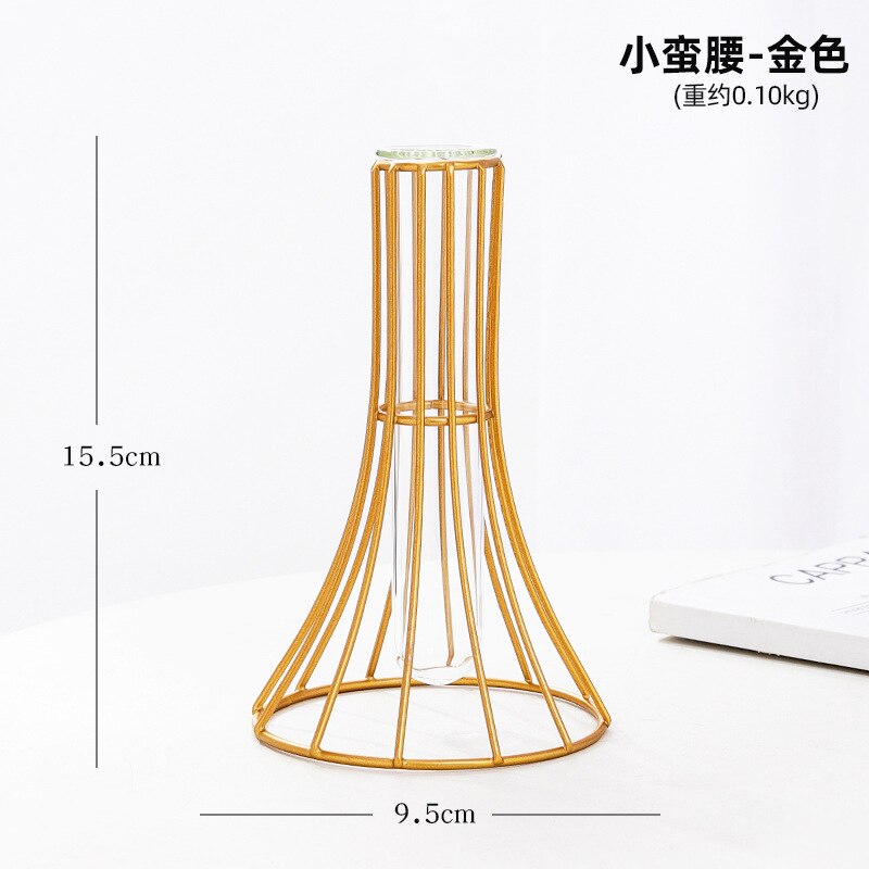 Metal Golden Vase Decoration