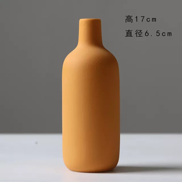 Coloured Porcelain Vases
