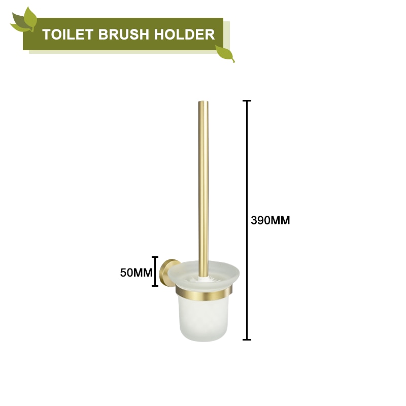 Brushed Gold Stainless Steel Bathroom Accessories